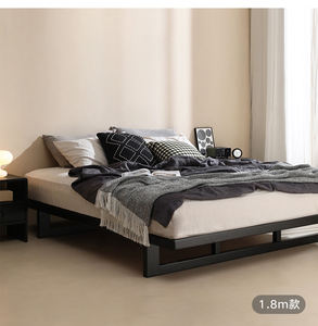 Cadre de <span class=keywords><strong>lit</strong></span> en <span class=keywords><strong>bois</strong></span> massif avec support revendeur OEM/ODM Mobilier de chambre à coucher minimaliste <span class=keywords><strong>Lit</strong></span> plateforme en <span class=keywords><strong>bois</strong></span> naturel Prix direct d'usine - Product Image 3