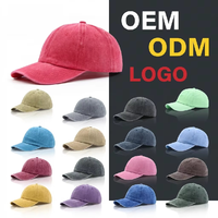 Casquette de baseball Dad Hat 6 panneaux en coton vieilli Bright Sun Sporty avec broderie à la main et impression en relief