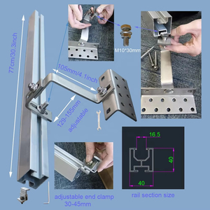 <span class=keywords><strong>Crochet</strong></span> de toit de panneau solaire réglable Système de montage de toit de tuile solaire en acier inoxydable Support de tuile d'<span class=keywords><strong>ardoise</strong></span> en céramique - Product Image 6