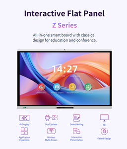 Hiseeview Smart Board Interactive Whiteboard Display Screen for Classroom Teaching Interactive flat <b>panel</b> <b>white</b> board - Product Image 2