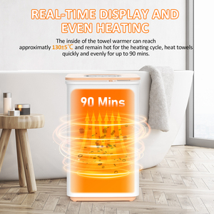 <span class=keywords><strong>Scaldasalviette</strong></span> Professionale dal Design Moderno con Display LED e Coperchio Ribaltabile - Product Image 5