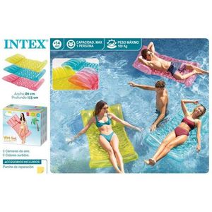 Tappetino Galleggiante Intex Wet Set 89x173 Cm 3 Camere d'Aria per Relax in Piscina - Product Image 3