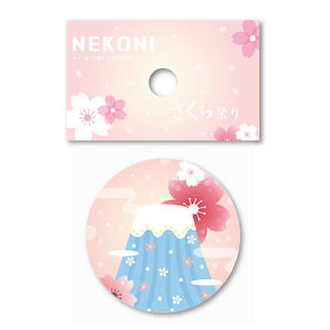 Nekoni Pin кнопки Сакура фестиваль отворот значок Pinback застежка для пользовательских Pinback кнопки значки булавки - Product Image 2