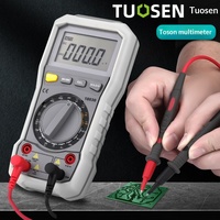 Multimeter Digital Genggam Multifungsi, Voltmeter Amperemeter Anti-bakar untuk Perawatan Teknisi Listrik, Peralatan Perkakas