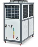 Compresseur à spirale refroidi par air à haute efficacité énergétique certifié CE, pompe de refroidissement d'eau industrielle 10HP 10 tonnes 31KW