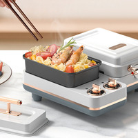 Machine à petit-déjeuner multifonctionnelle 3 en 1 Machine à gaufres remplaçable antiadhésive avec fonction vapeur