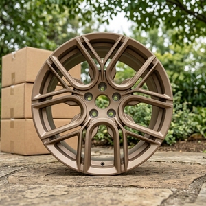 JWYC Nouvelle jante ultra-légère forgée de 18 à 23 pouces, design multi-rayons argenté, 25 mm ET, en aluminium, garantie 5 ans - Product Image 1