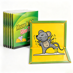 Trampas Adhesivas para Cucarachas y Ratas, Tablero <span class=keywords><strong>de</strong></span> Papel Pegajoso para Ratones, <span class=keywords><strong>Trampa</strong></span> <span class=keywords><strong>de</strong></span> <span class=keywords><strong>Pegamento</strong></span> para el Control Físico <span class=keywords><strong>de</strong></span> Plagas en el Hogar, Uso Aceptable para el Control <span class=keywords><strong>de</strong></span> Insectos - Product Image 1