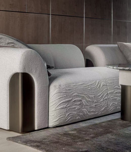 Sofá de Tela Reclinable de Una Plaza <span class=keywords><strong>Lun</strong></span> En Longji, Sofá de Esquina Moderno y Minimalista Italiano de Lujo para Sala de Estar - Product Image 1