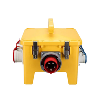 Boîte de jonction temporaire pour câblage, utilisation en intérieur et en extérieur dans un environnement de chantier difficile, boîte à prises portable étanche