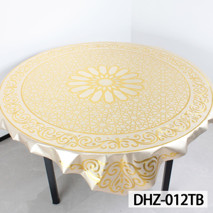 Customized Waterproof Clear PVC <strong>Table</strong> Cover Oilproof Heavy Duty <strong>Round</strong> Tablecloth Plastic <strong>Protector</strong> for Dining Room - Product Image 3