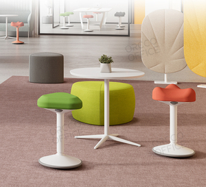 Nouveau design Table haute de <span class=keywords><strong>bar</strong></span> ergonomique Réception de salon Tabouret de perche réglable haut Tabouret oscillant à bascule Tabouret de bureau debout Chaise de tabouret - Product Image 3