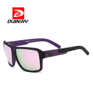 DUBERY 2026 Lunettes de <span class=keywords><strong>soleil</strong></span> polarisées UV400 tendance pour hommes et femmes, surdimensionnées, sans monture, bleues, transparentes, rouges, jaunes - Product Image 2