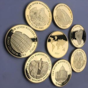 Monnaies Personnalisées d'Usine Chinoise en Métal, Jetons de Jeu et Souvenirs, Qualité Supérieure, Prix Abordable, Logo d'Entreprise, Métal Doré Brillant - Product Image 1