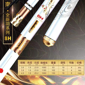 Caña de Pescar de Fibra de Carbono Ultraligera <span class=keywords><strong>Summo</strong></span> JiangnanYU8H de Taiwán, 19 Tonos, Súper Resistente - Product Image 3