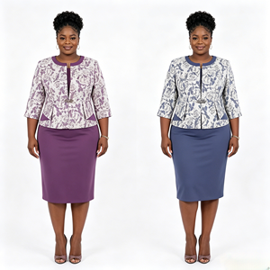 Ensemble de costume de cérémonie pour femmes turques, robe de cérémonie africaine pour femmes, grande taille, imprimé floral, pour femmes noires - Vente chaude - Product Image 1