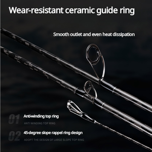 30T Kohlefaser-Angelrute 5-25g Köder Karpfen Spinnrute Ozean Salzwasser Jigging <span class=keywords><strong>Casting</strong></span> Angelrute - Product Image 4