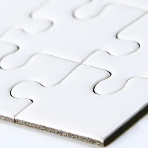 Custom impresso design 1000 peça sublimação quebra-cabeças em branco imprimível jigsaw papel cartão board puzzle