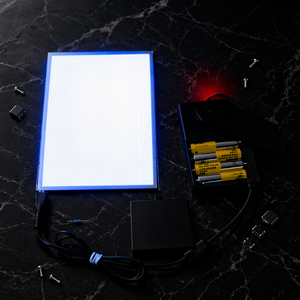 Pannello EL Flessibile ad Alta Luminosità Sottile Come Carta Luminosità uniforme, nessun effetto granuloso o irregolare. Design, forma, dimensione e colore personalizzati - Product Image 1