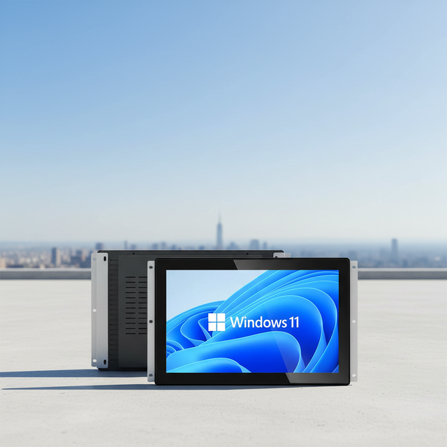 21.5" Sunlight Readable 1000 Nits IP65 Industrial Panel PC J6412 RS232 Wide Temp Open Frame for Outdoor Kiosk Photo Booth CE