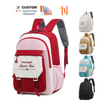 Sacs à dos d'ordinateur imperméables de grande capacité, de haute qualité, OEM ODM, sacs d'école colorés à la mode avec fermeture éclair pour étudiants