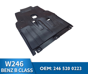 Plaque de protection inférieure du moteur noire pour <span class=keywords><strong>Mercedes</strong></span> Benz <span class=keywords><strong>B</strong></span> W246 OEM 2465200223 - Product Image 3