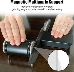 Gobelet <span class=keywords><strong>diamant</strong></span> disques <span class=keywords><strong>ciseaux</strong></span> coulissants affûteurs <span class=keywords><strong>bois</strong></span> de hêtre rouleau aimant angle réglable plaque de cuisson affûteur de couteau à rouler - Product Image 6