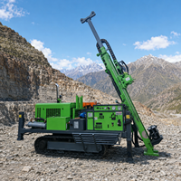 Foreuse de carottage portable à moteur diesel, 1000 m de profondeur, avec système entièrement hydraulique pour un forage rapide de minerai