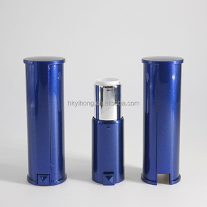 Tube de rouge à lèvres vide unique avec capuchon pressé, surface nacrée, emballage cosmétique pour baume à lèvres, manchon métallisé, tube de rouge à lèvres, maquillage, estampage à chaud - Product Image 6