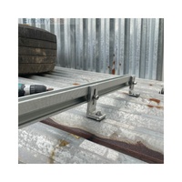 EmperySolar EPR Solarmontagesystem L-Füße Halterung Aluminium Edelstahl Maßgefertigte Blechdach-Solar-Schieneninstallation 15+