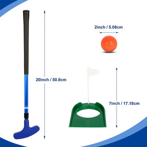 Ensemble complet de putters de golf en gros à prix abordable pour enfants, hommes et femmes, ambidextres, en acier, mini-golf, imperméables, portables, avec poignée en caoutchouc - Product Image 2