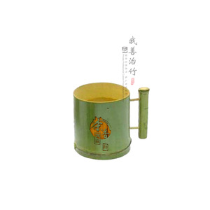 Bamboo <b>Tea</b> <b>Set</b> With Teapot And Six Cups Green Color Solid Pattern For <b>Tea</b> Brewing - Product Image 5