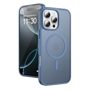 เคสกันลื่นแม่เหล็กสำหรับ iPhone 16 Pro Max แบบ <span class=keywords><strong>2</strong></span> in 1 วัสดุ TPU+<span class=keywords><strong>PC</strong></span>+N52 แม่เหล็ก 2400GS สำหรับ iPhone 15 14 Pro - Product Image 1