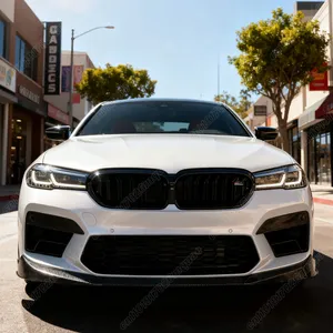 StarNav Pour F90 M5 M5C LCI Style Performance 2021 2022 2023 2024 Kit Carrosserie Décoration Lame de Spoiler de Pare-chocs Avant Automobile - Product Image 5