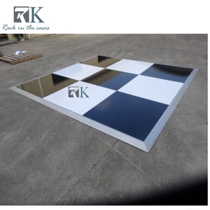 Factory Price Plywood Dance Floor with <b>Aluminum</b> Edges for Wedding Fashion Show Performance Events - Product Image 2