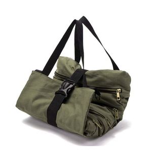 Free Sample <b>Tool</b> <b>Roll</b> Organizer Heavy Duty Canvas Wrench <b>Tools</b> Pouch With 5 Zipped Pockets <b>Roll</b> up <b>Tool</b> Bag for Electrician, - Product Image 5