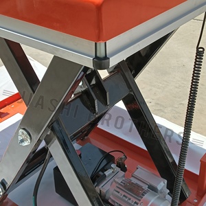 Plataformas Eléctricas Móviles con Mesa Elevadora de Tijera Hidráulica Plegable, Tamaño y Altura Personalizables - Product Image 2