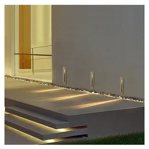 Led Sconces For Walls Indoor 3W IP20 Aluminum Led Recessed Stair Step Light Corner Light Luxury Wall Lamps Modern