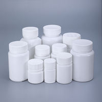 UMETASS vente en gros d'emballage pharmaceutique en plastique blanc vide pilulier HDPE conteneur médical 100ML