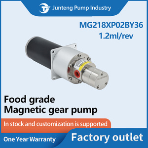 ปั๊มเกียร์แม่เหล็กทนความร้อนสูงแบบปรับแต่งได้ 24V 60W 5 บาร์ ซีล EPDM/PTFE มอเตอร์แบบปิดสนิทไม่มีช่องระบายอากาศ รับประกัน 1 ปี - Product Image 5