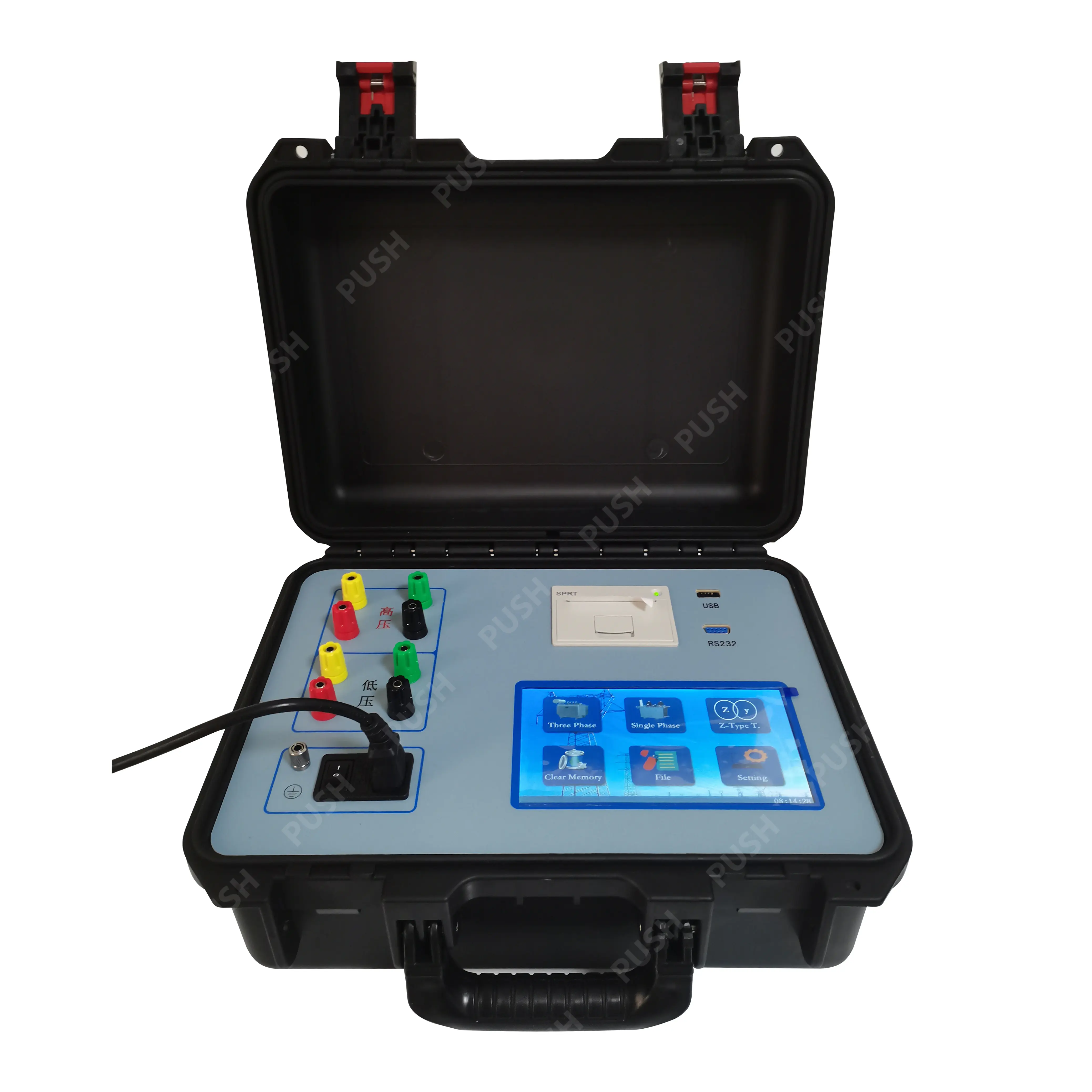 PUSH elektrische PS-BB103 3 Phase TTR Meter Transformator dreht Verhältnis Tester