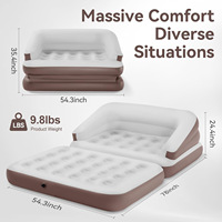Chaise de loisirs pliable gonflable en PVC pour l'extérieur, canapé de jardin pour salon, camping