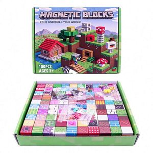 Industrial Magnet Cube Building Set STEM Educational Sensory Plastic Construction Learning <b>Blocks</b> Creative Toys Kids - Product Image 5