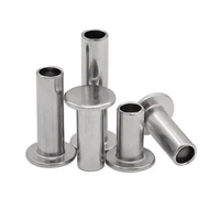 Rivet semi-tubulaire à tête plate et à tête bombée en acier inoxydable 2 mm 2,5 mm 3 mm 4 mm 5 mm 6 mm 8 mm DIN6791