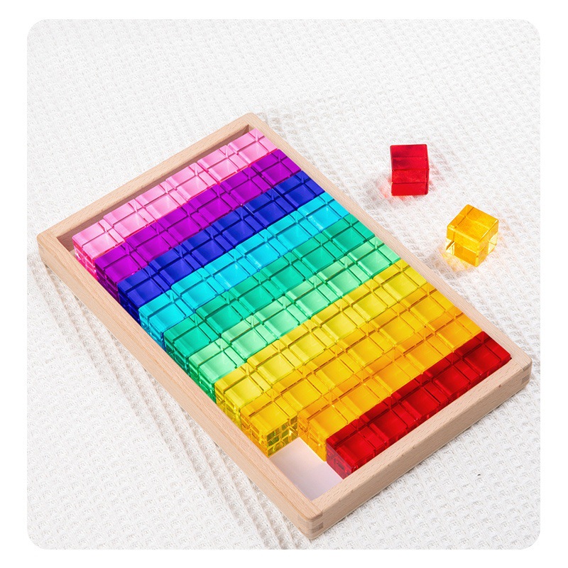 50 acrylic beads-high transparency-question cards-28528535cm