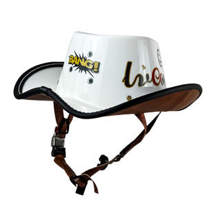 <span class=keywords><strong>Casque</strong></span> Demi-Visage Vintage Rétro Inspiré du Chapeau de Cowboy Approuvé par le DOT <span class=keywords><strong>pour</strong></span> Accessoires de <span class=keywords><strong>Moto</strong></span> <span class=keywords><strong>Harley</strong></span> <span class=keywords><strong>Davidson</strong></span> - Product Image 5