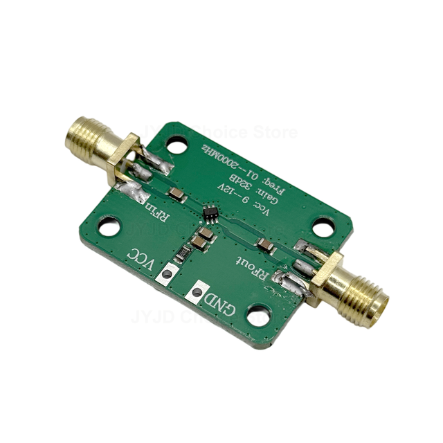 0.1-2000MHz RF Wideband Amplifier Module 30dB Gain Low Noise LNA for Wireless Communication
