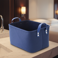 Paniers de rangement personnalisés avec logo, sacs de transport réutilisables avec poignées pour vêtements, épicerie, emballage de boutique
