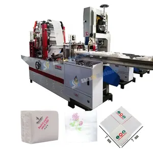 Hot selling napkin folding machine/napkin making machine with color printing