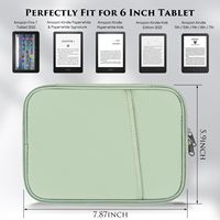 Étui universel pour tablette de 6 à 7 pouces pour Kindle Fire 7/6/8 pour Kindle Paperwhite 11e génération 2022/6 Kobo Clara 2E eReader
